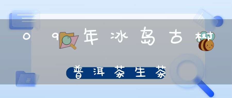 09年冰岛古树普洱茶生茶