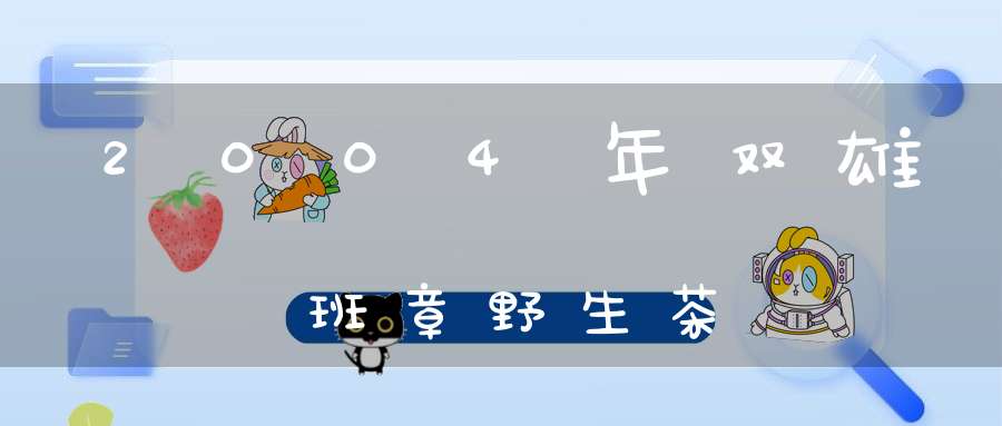 2004年双雄班章野生茶