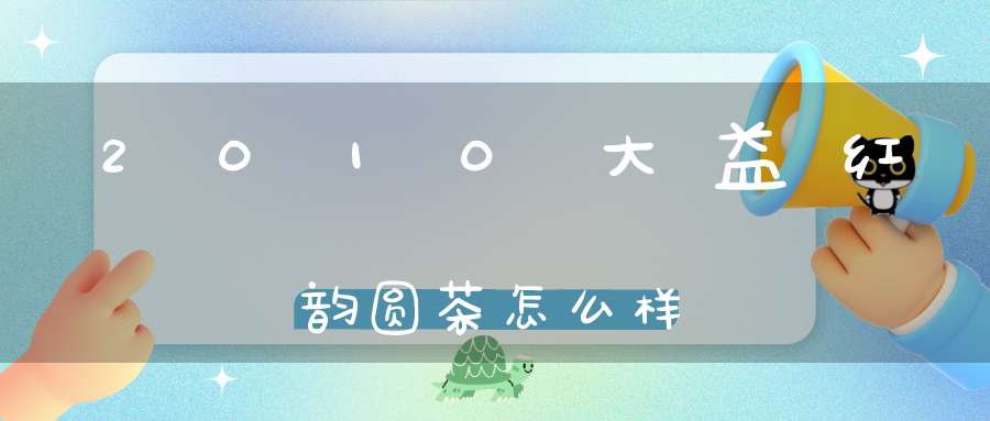 2010大益红韵圆茶怎么样