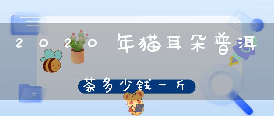2020年猫耳朵普洱茶多少钱一斤