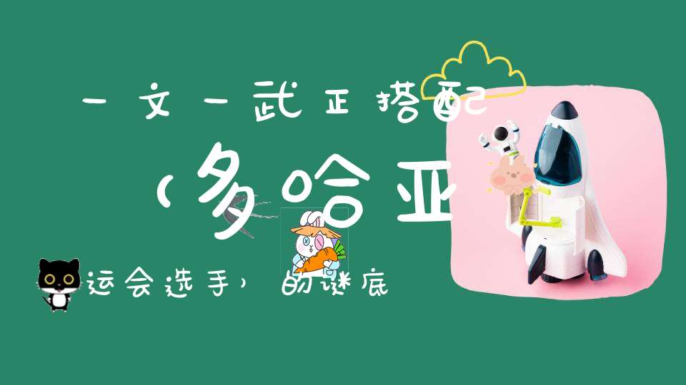 一文一武正搭配 （多哈亚运会选手）的谜底是什么?