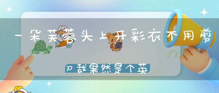 一朵芙蓉头上开，彩衣不用剪刀裁，果然是个英雄汉，高歌一曲万户开。 （猜一动物）