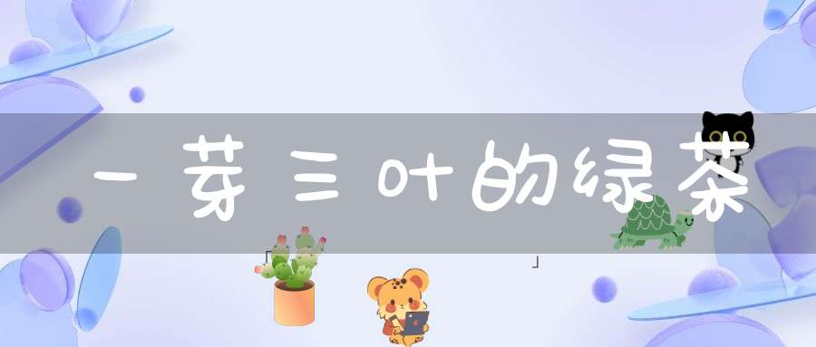 一芽三叶的绿茶