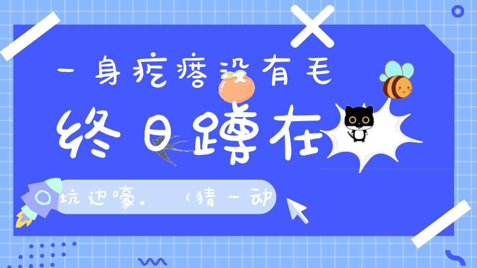 一身疙瘩没有毛，终日蹲在坑边嚎。 （猜一动物）