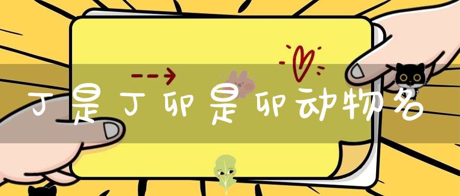 丁是丁，卯是卯 动物名