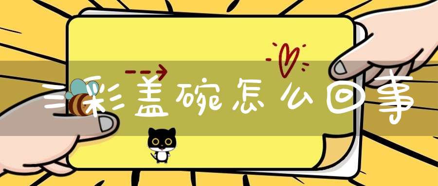 三彩盖碗怎么回事
