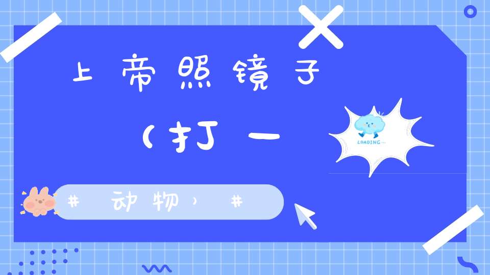 上帝照镜子（打一动物）