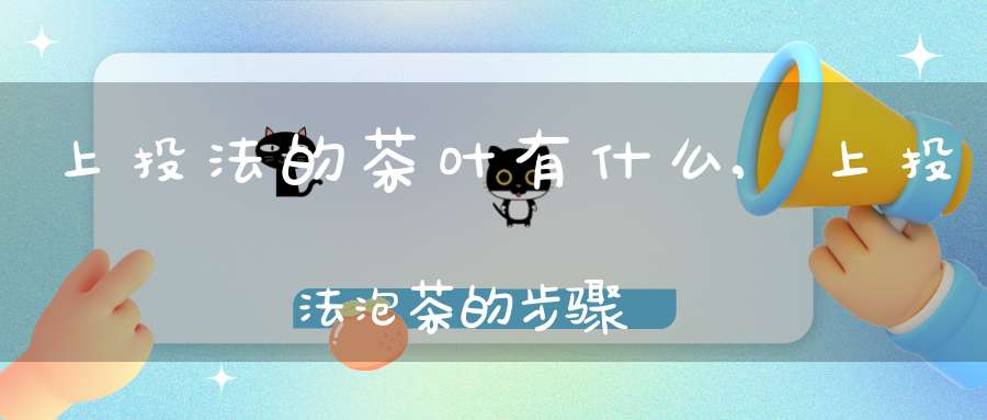 上投法的茶叶有什么,上投法泡茶的步骤