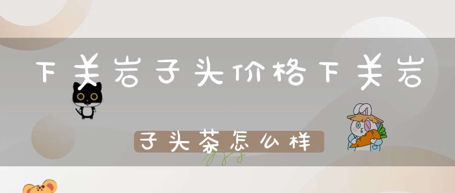 下关岩子头价格下关岩子头茶怎么样