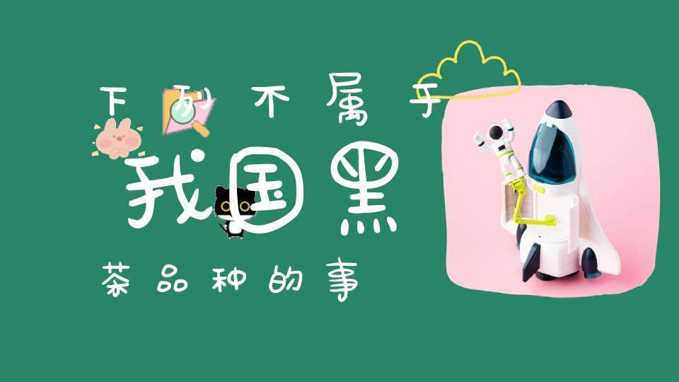 下列不属于我国黑茶品种的事