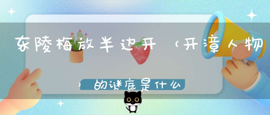 东陵梅放半边开 （开漳人物）的谜底是什么?