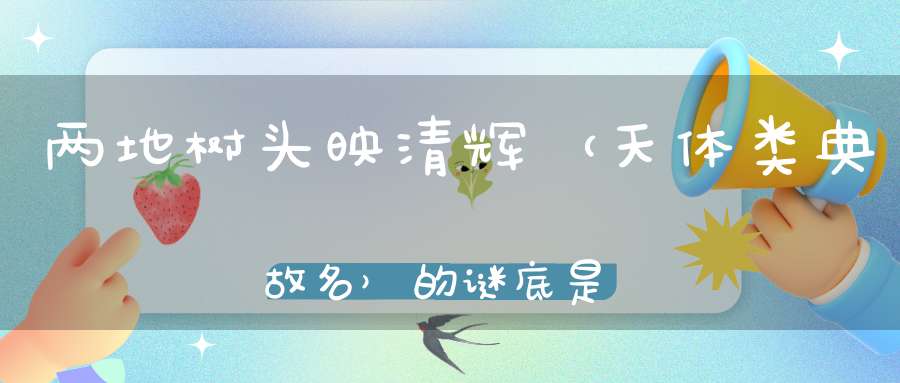 两地树头映清辉 （天体类典故名）的谜底是什么?