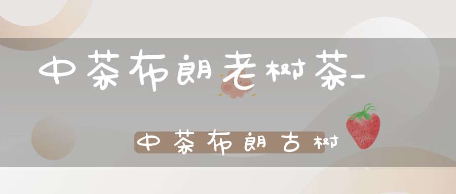 中茶布朗老树茶_中茶布朗古树