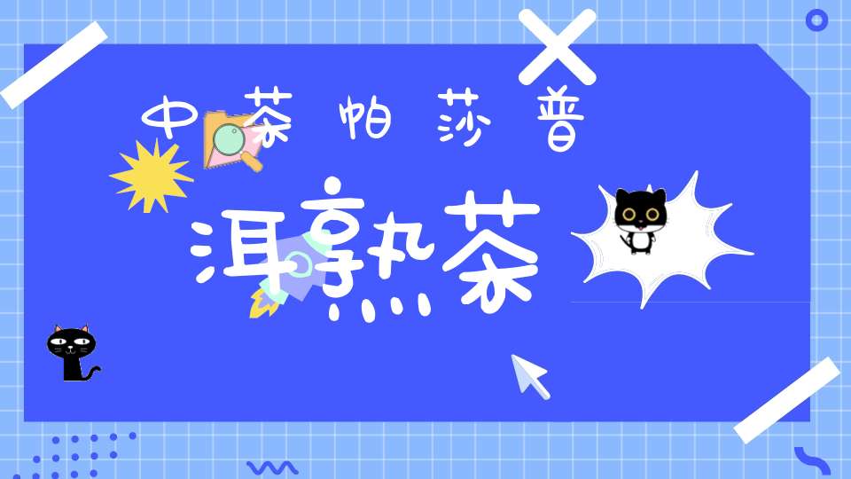 中茶帕莎普洱熟茶