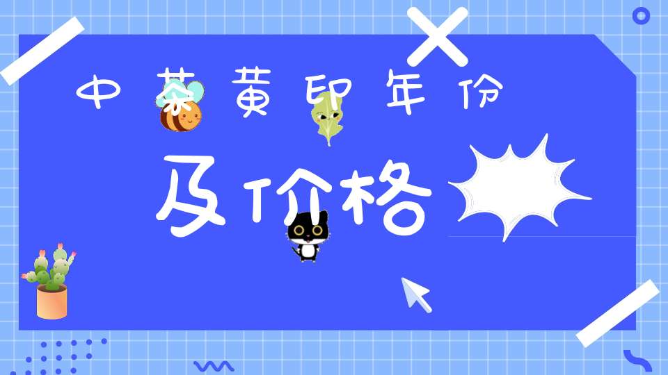 中茶黄印年份及价格