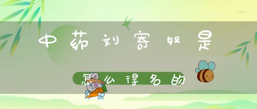 中药刘寄奴是怎么得名的？