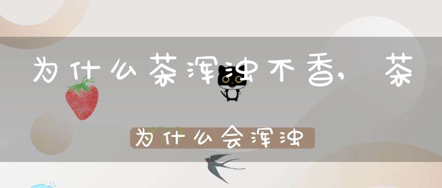 为什么茶浑浊不香,茶为什么会浑浊