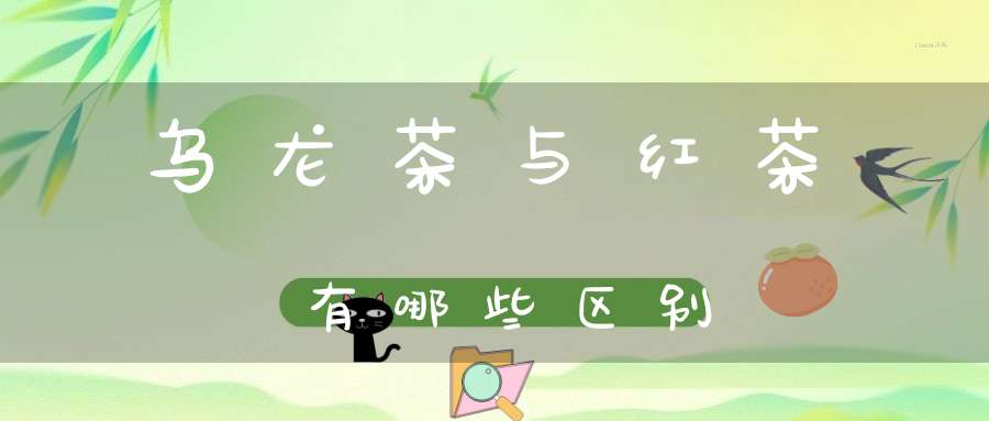 乌龙茶与红茶有哪些区别