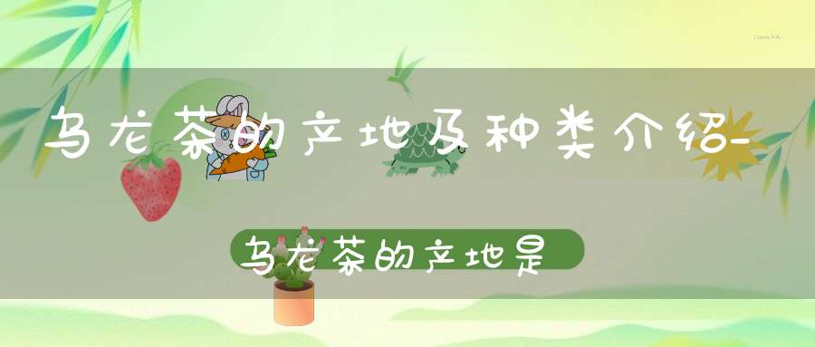 乌龙茶的产地及种类介绍_乌龙茶的产地是什么地方