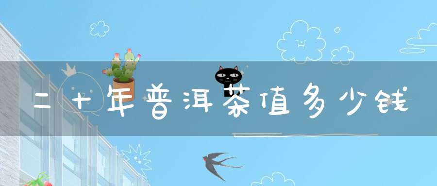 二十年普洱茶值多少钱