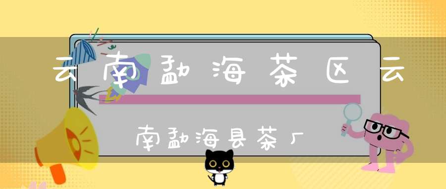 云南勐海茶区云南勐海县茶厂