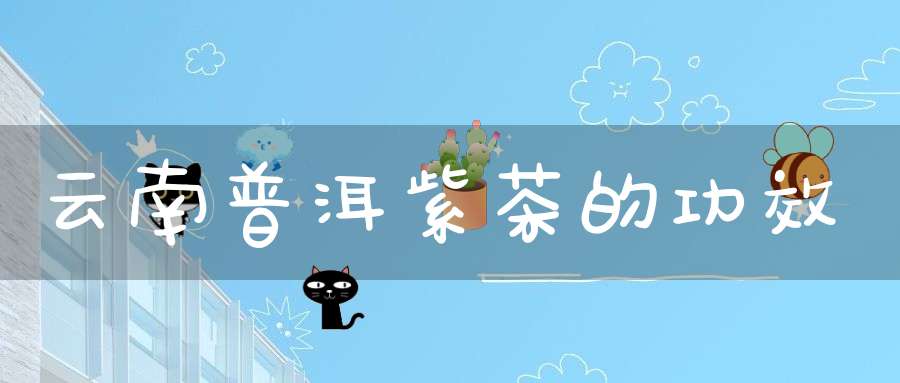 云南普洱紫茶的功效