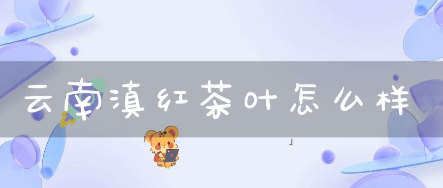 云南滇红茶叶怎么样