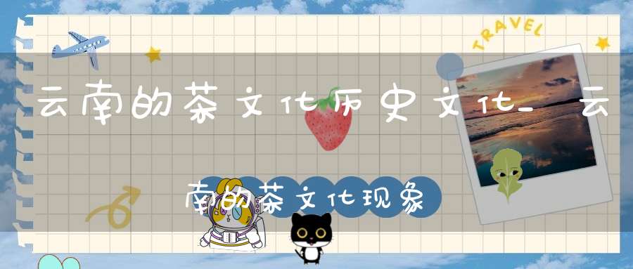 云南的茶文化历史文化_云南的茶文化现象是什么