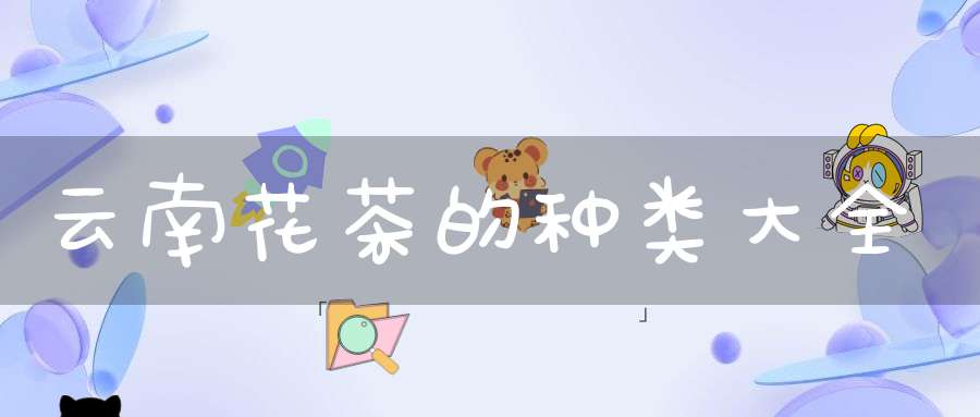 云南花茶的种类大全