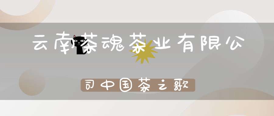 云南茶魂茶业有限公司中国茶之歌