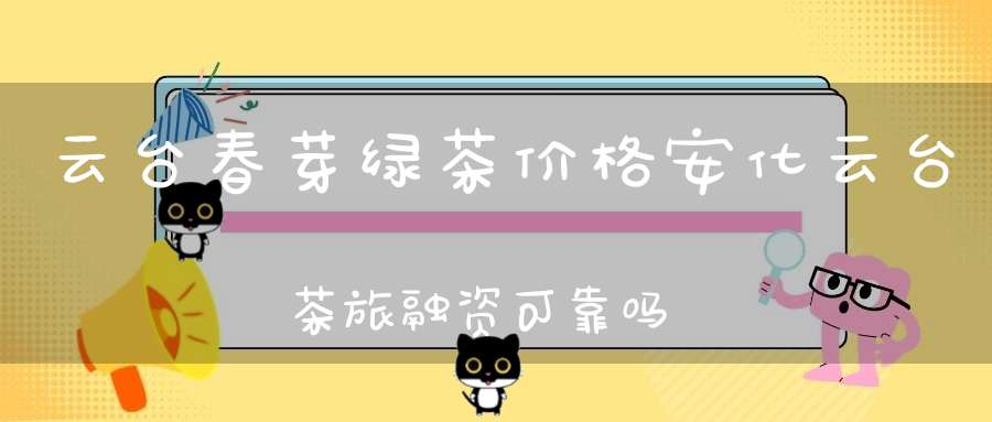 云台春芽绿茶价格安化云台茶旅融资可靠吗