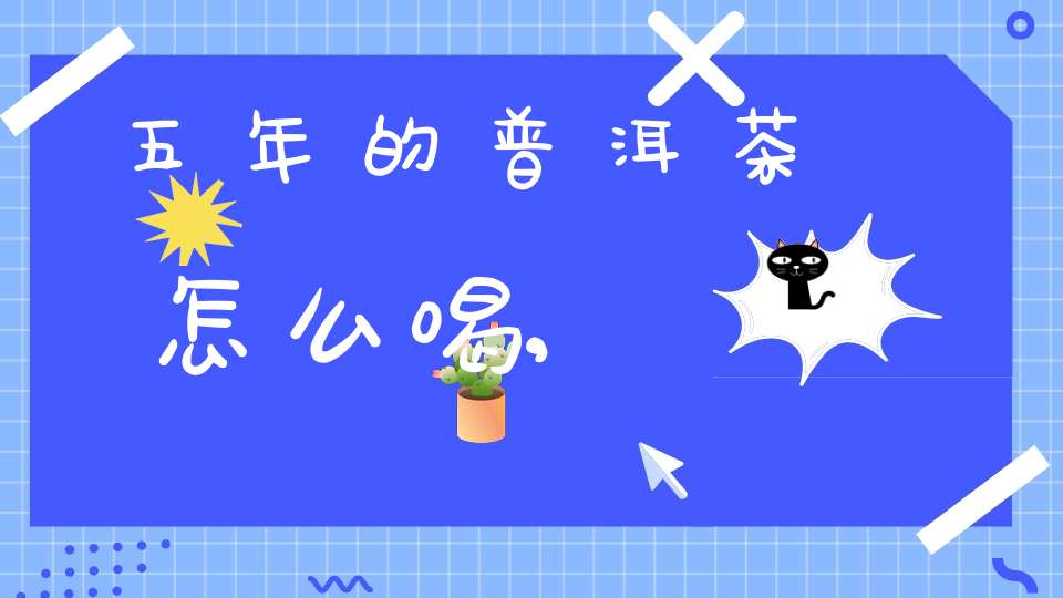五年的普洱茶怎么喝,