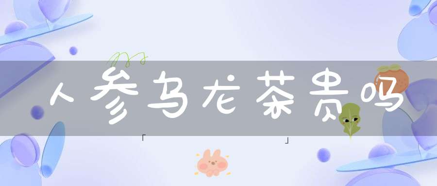人参乌龙茶贵吗