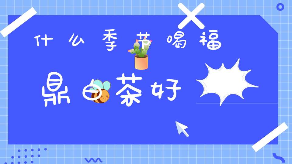 什么季节喝福鼎白茶好