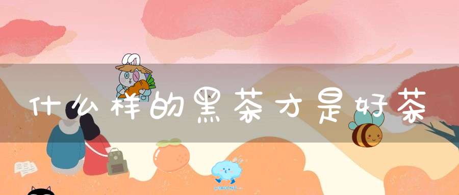什么样的黑茶才是好茶