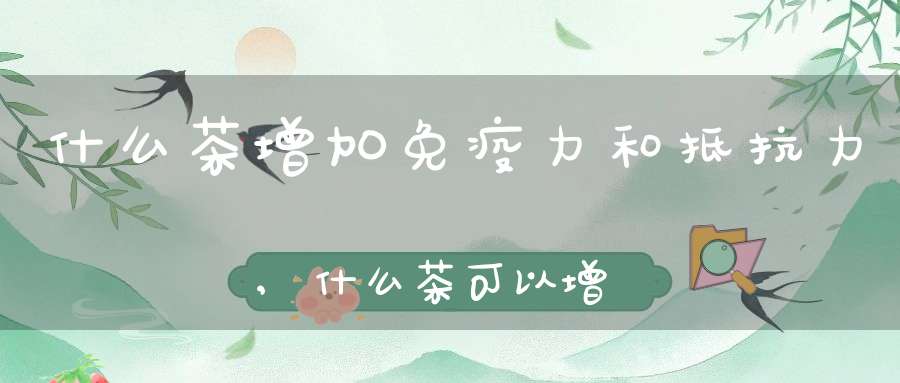 什么茶增加免疫力和抵抗力,什么茶可以增加人的免疫力