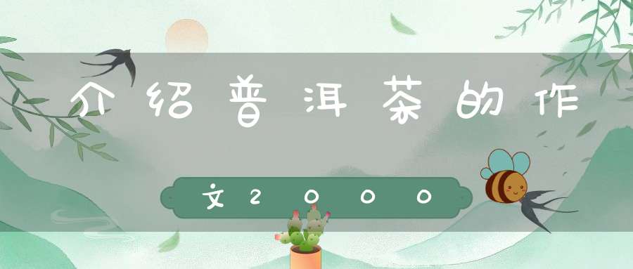 介绍普洱茶的作文2000