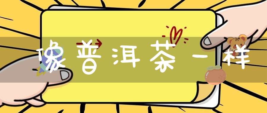 像普洱茶一样