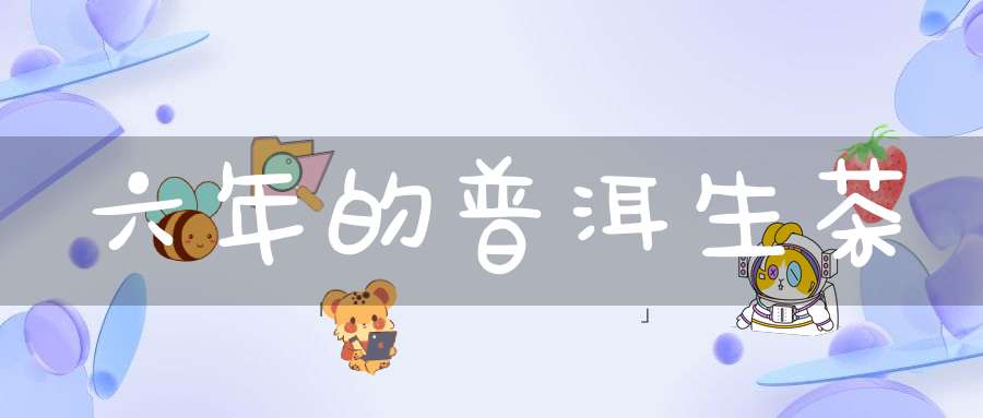 六年的普洱生茶