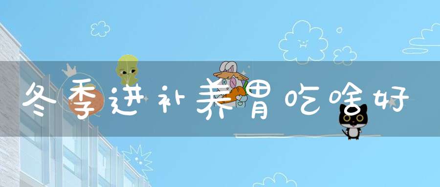 冬季进补养胃吃啥好