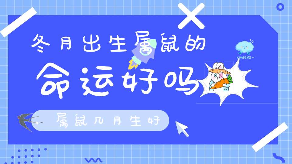 冬月出生属鼠的命运好吗,属鼠几月生好