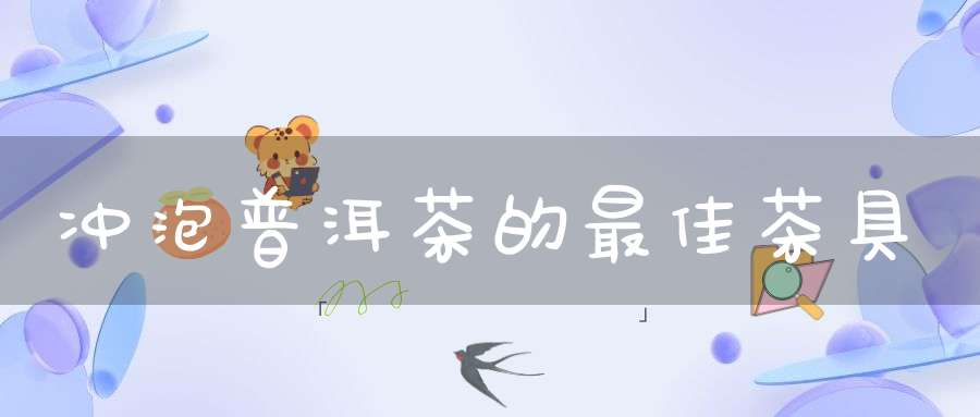冲泡普洱茶的最佳茶具