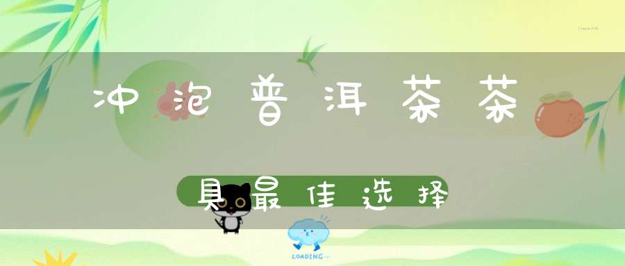 冲泡普洱茶茶具最佳选择