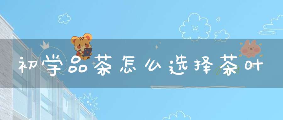 初学品茶怎么选择茶叶