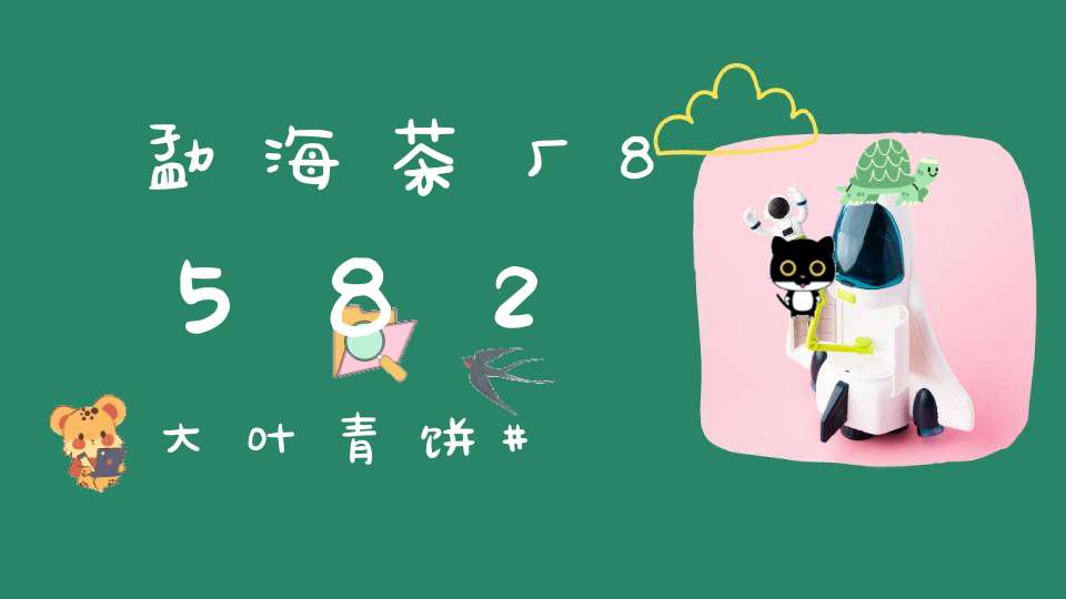 勐海茶厂8582大叶青饼