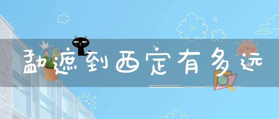 勐遮到西定有多远