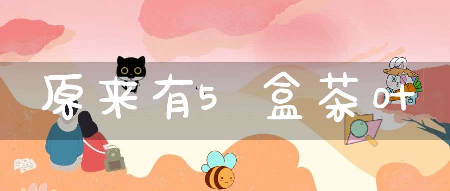 原来有5盒茶叶