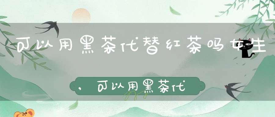 可以用黑茶代替红茶吗女生,可以用黑茶代替红茶吗为什么