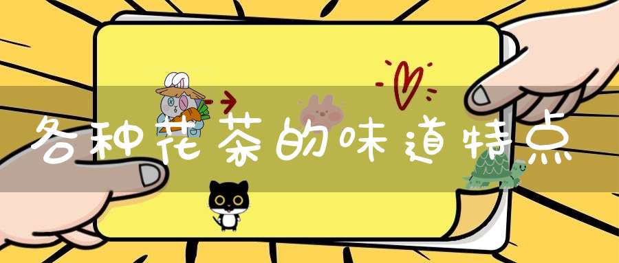 各种花茶的味道特点