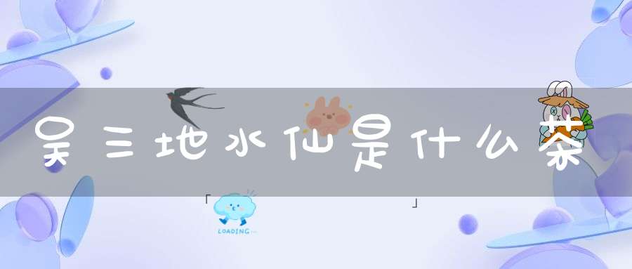 吴三地水仙是什么茶